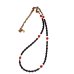 画像2: 【Seed beads】2way Necklace BLACK White x Red (2)
