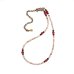 画像2: 【Seed beads】2way Necklace WHITE Black x Red (2)