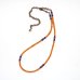 画像2: 【White Hearts】2way Necklace ORANGE Blue x Olive (2)