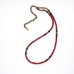 画像2: 【White Hearts】2way Necklace DEEP RED Black x Olive (2)