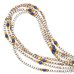 画像1: 【Seed beads】2way Necklace WHITE Yellow x blue (1)