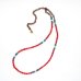 画像2: 【White Hearts】2way Necklace TUBE RED Light blue x White (2)
