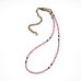 画像2: 【Seed beads】2way Necklace MASAI PINK Black x White (2)