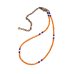 画像2: 【White Hearts】2way Necklace ORANGE Blue x White (2)