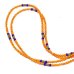画像1: 【White Hearts】2way Necklace ORANGE Blue x Olive (1)