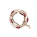 画像3: 【Seed beads】2way Necklace WHITE Black x Red (3)