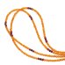 画像1: 【White Hearts】2way Necklace ORANGE Deep red x Black (1)