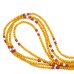 画像1: 【White Hearts】2way Necklace YELLOW Brown red x White (1)
