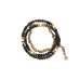 画像3: 【Seed beads】2way Necklace BLACK Yellow x White (3)