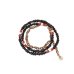 画像3: 【Seed beads】2way Necklace BLACK Brown red x White (3)