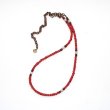 画像2: 【White Hearts】2way Necklace BROWN RED Purple red x White (2)