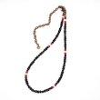 画像2: 【Seed beads】2way Necklace BLACK Brown red x White (2)