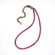 画像2: 【White Hearts】2way Necklace BROWN RED Purple red x Blue (2)