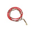 画像3: 【White Hearts】2way Necklace BROWN RED Purple red x Olive (3)