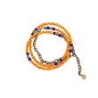 画像3: 【White Hearts】2way Necklace ORANGE Blue x Olive (3)