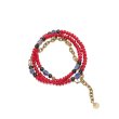 画像3: 【White Hearts】2way Necklace DEEP RED Black x Blue (3)