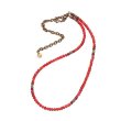 画像2: 【White Hearts】2way Necklace BROWN RED Purple red x Olive (2)