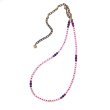 画像2: 【Seed beads】2way Necklace MASAI PINK Purple red x Blue (2)
